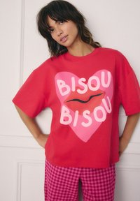 Next SET - Set lenjerie de noapte - pink bisou bisou