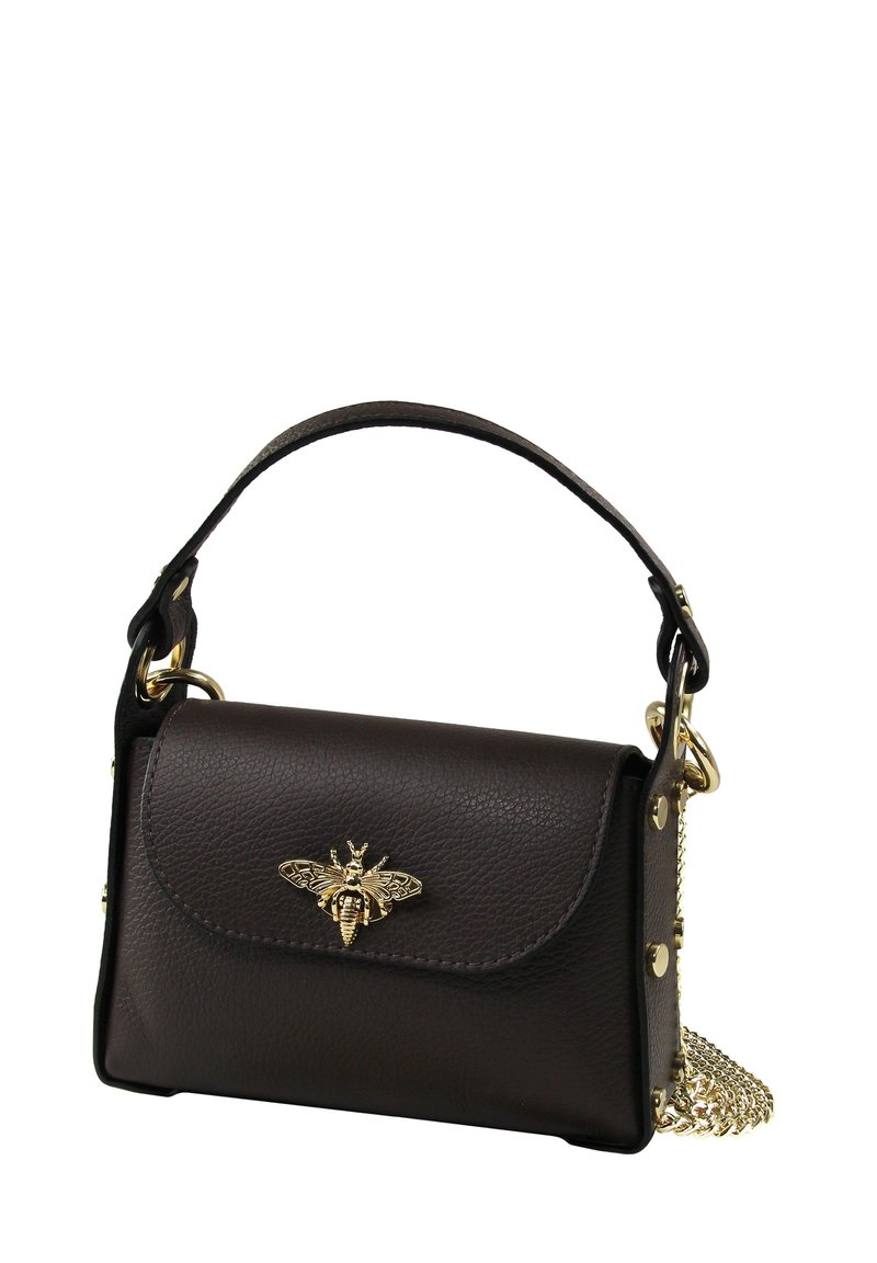 DrachenLeder Handtas - dunkelbraun