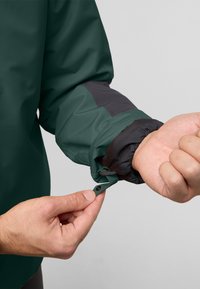 Jack Wolfskin JASPER 3IN1 - Regenjas - black olive