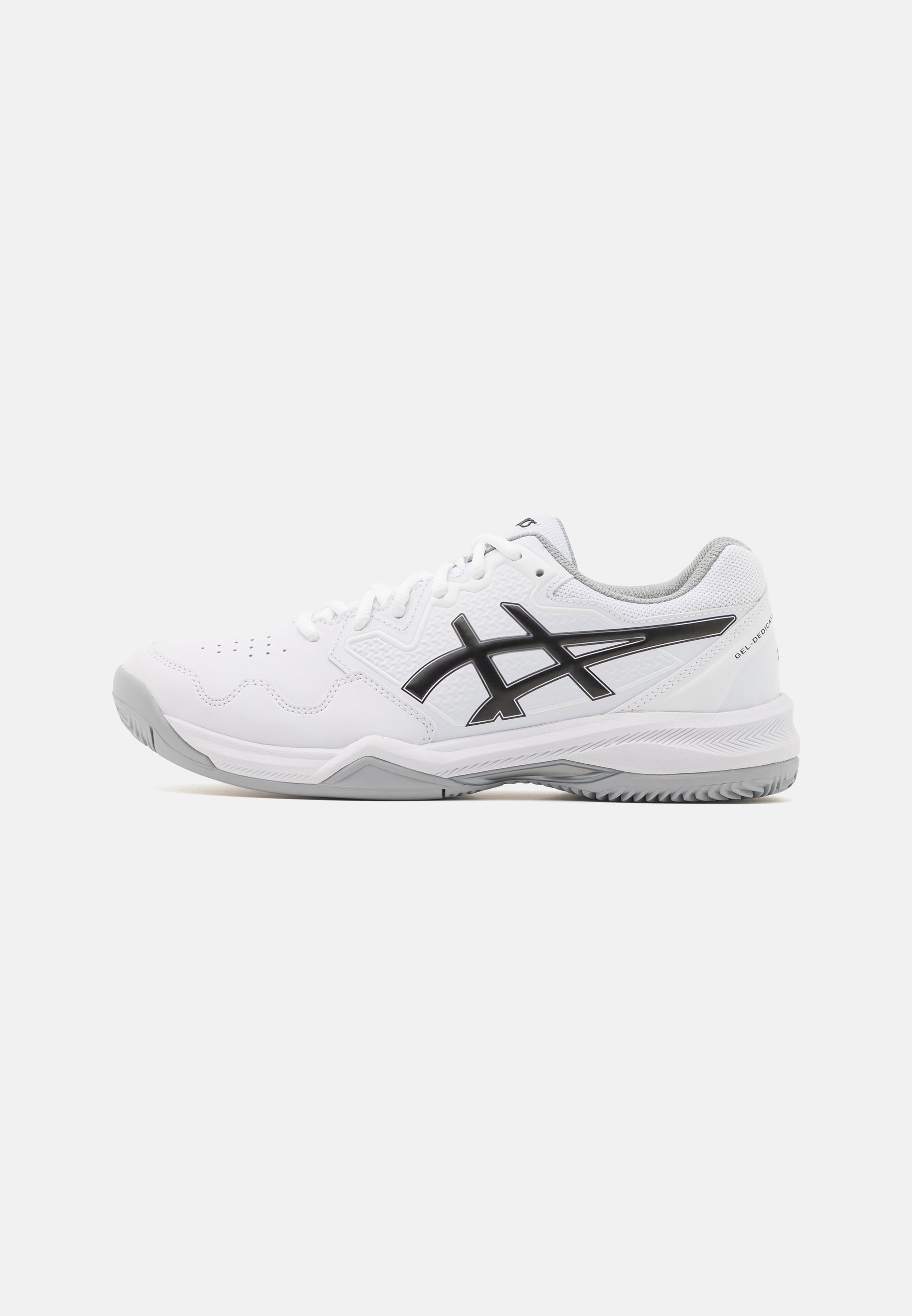 ASICS GEL-DEDICATE 7 CLAY - Tennisschoenen voor kleibanen - white/black/wit  - Zalando.nl