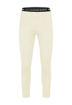 Unterhose lang - wollweiß