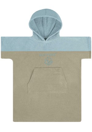 PONCHO - Bademantel - hellblau