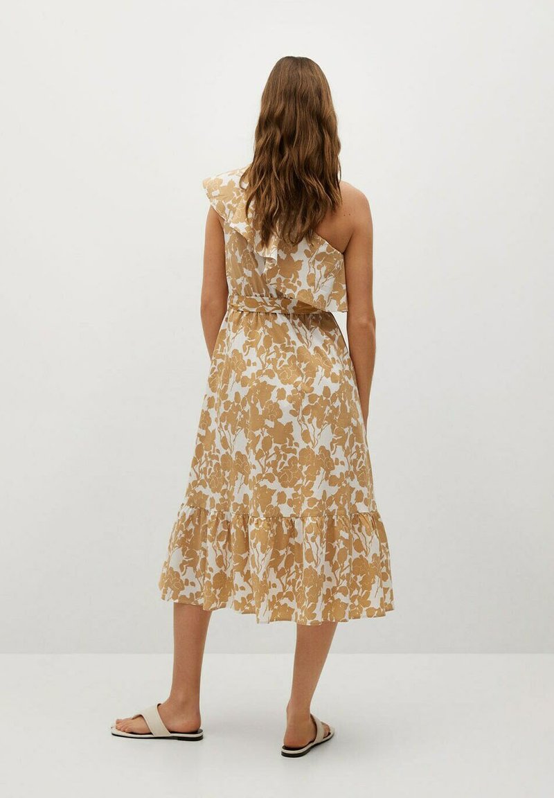 Mango Gloria L Cocktailkleid Festliches Kleid Beige Zalando De 
