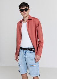 Calliope CHIARO ROTTURE - Shorts di jeans - blu denim chiaro