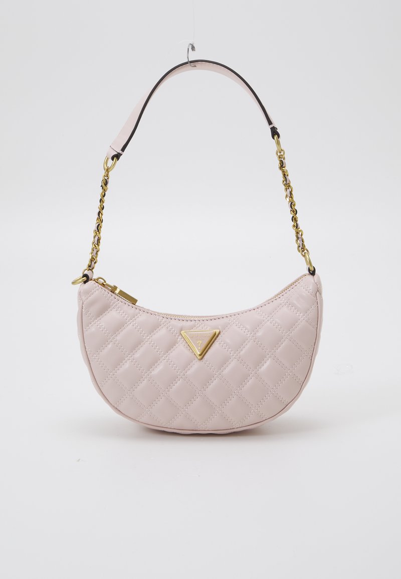 Guess GIULLY TOP ZIP SHOULDER - Rankinė - light rose