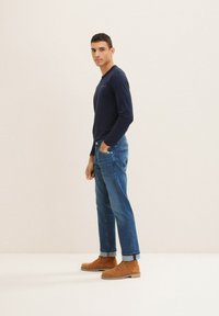 TOM TAILOR MARVIN - Ravne kavbojke - used mid stone blue denim