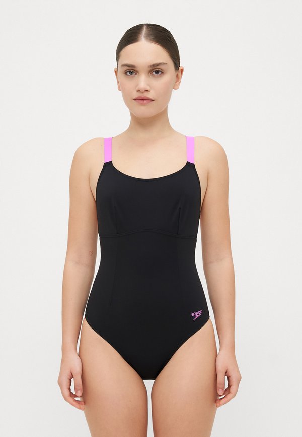 WOMENS SHAPING CROSSBACK SWIMSUIT - Swimsuit - neon violet - Main Image