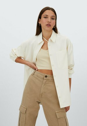 Button-down blouse - off white