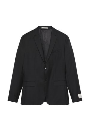Calvin Klein, BIRDS EYE SLIM BLAZER - Giacca - volcanic ash
