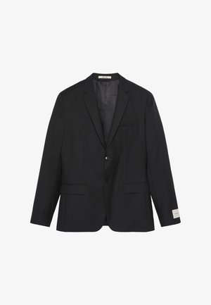 Calvin Klein, BIRDS EYE SLIM BLAZER - Giacca - volcanic ash