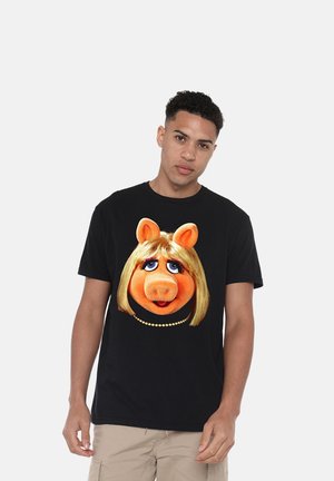 Disney, THE MUPPETS MISS PIGGY FACE - T-Shirt print - black