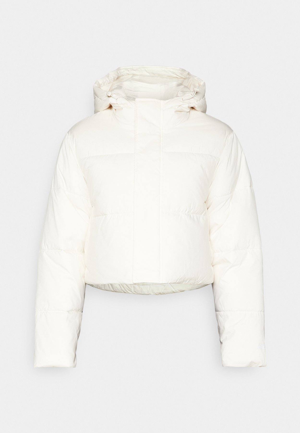 ESSENTIAL CROPPED HOODED PUFFER