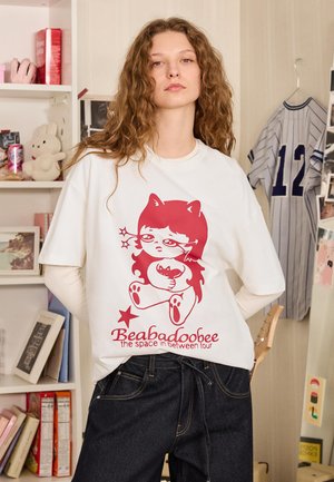 PRINTED  - Tricou cu imprimeu - white