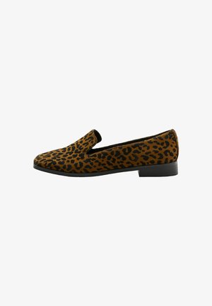 Love & Roses, SLIPPER CUT LOAFERS - Slipper - leopard