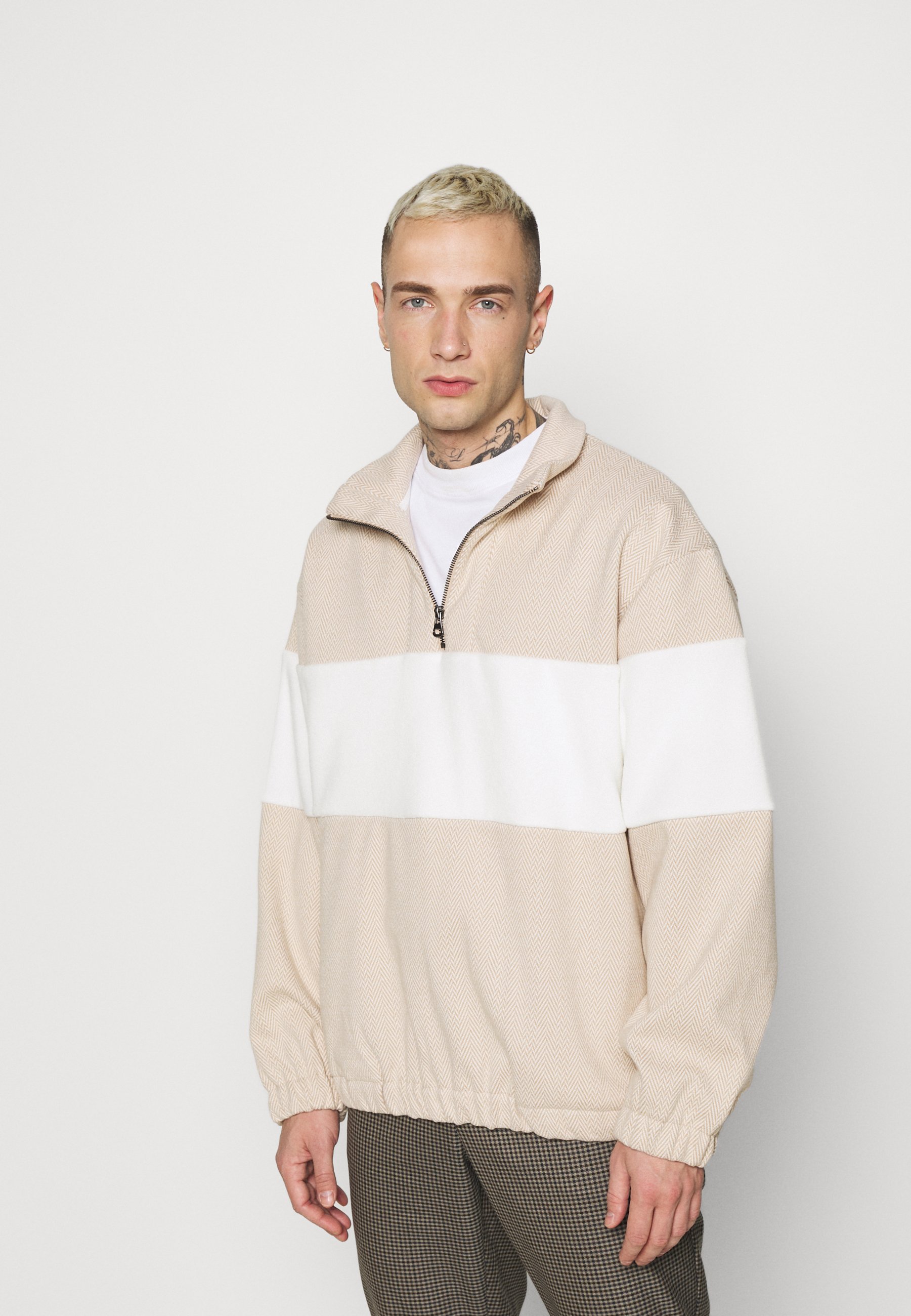 Hombre Topman Sudadera Negra Con Media Cremallera De Pana (Parte De Un  Conjunto) Negro | Sudaderas Con Y Sin Capucha ⋆ Hellion