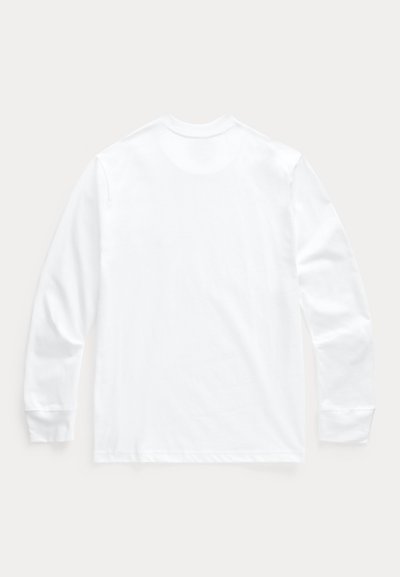 Polo Ralph Lauren COTTON JERSEY LONG SLEEVE TEE 7-14Y - Bluză cu mânecă lungă - white
