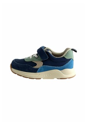 JoJo Maman Bébé, RIPTAPE TRAINERS - Babysko - blue colourblock