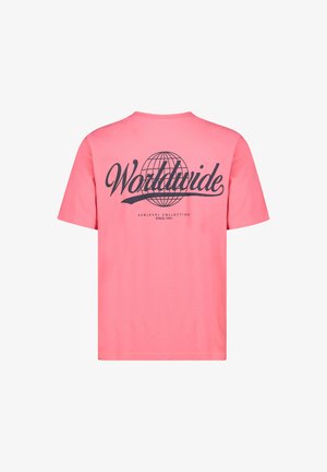 Sublevel, WORLDWIDE - Print T-shirt - pink