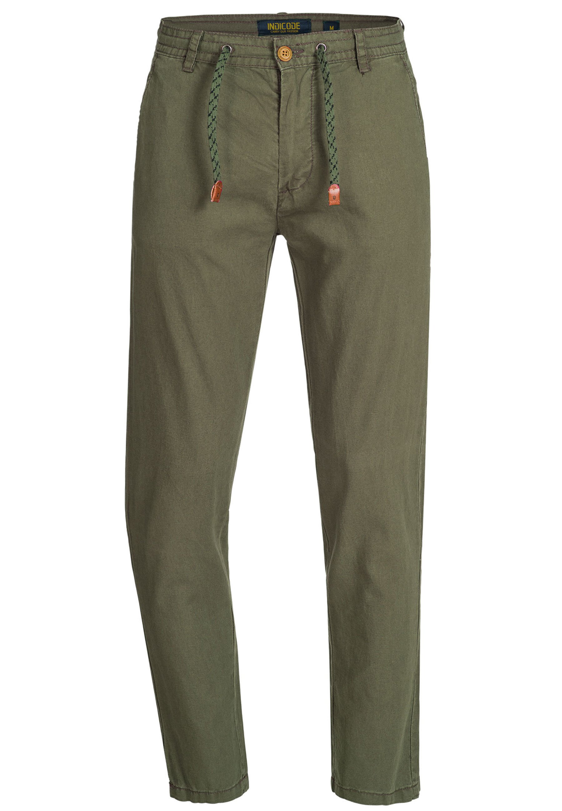 Dark green chinot pants