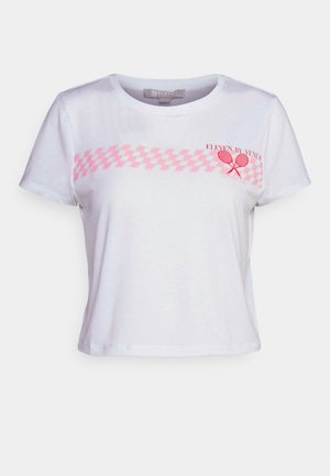 Jupe-short Athleta Fille Taille L (12) - Blanc, Tennis, Sport, Avec Short Intégré