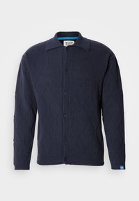 Scotch & Soda OPEN WORK LONG SLEEVE - Gilet - sky captain
