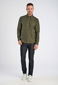 Jack's Sportswear STRIPED  - Overhemd - army