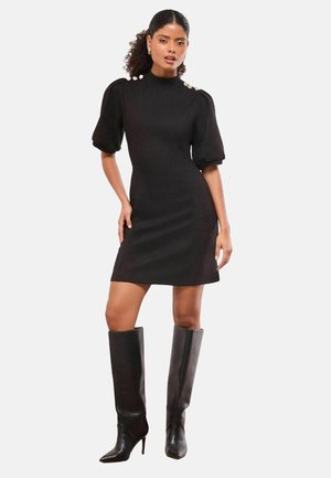 REGULAR FIT -  SHORT SLEEVE  - Hverdagskjole - black
