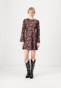 BOATNECK MINI - Vapaa-ajan mekko - brown