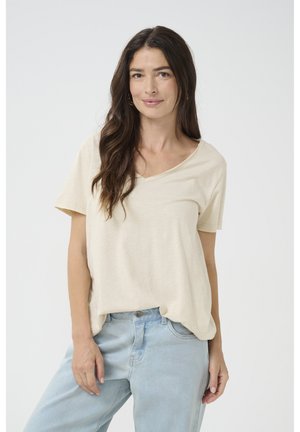 SINA - Basic T-shirt - oatmeal