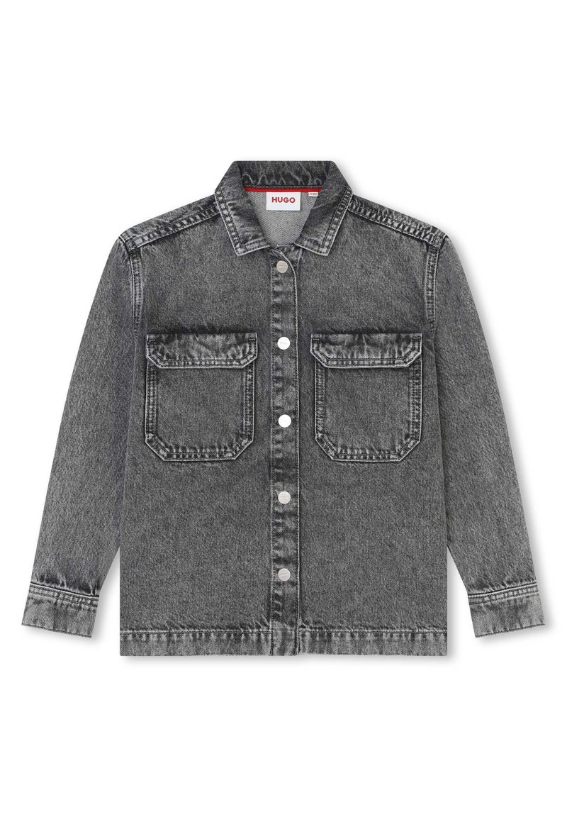 HUGO Kids Overhemd grijs HUGO Kids Overhemd grijs