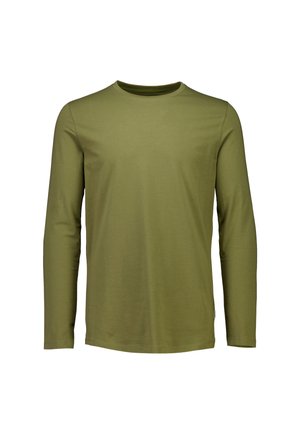 BASIC O-NECK STRETCH LS - Langarmshirt - dk olive