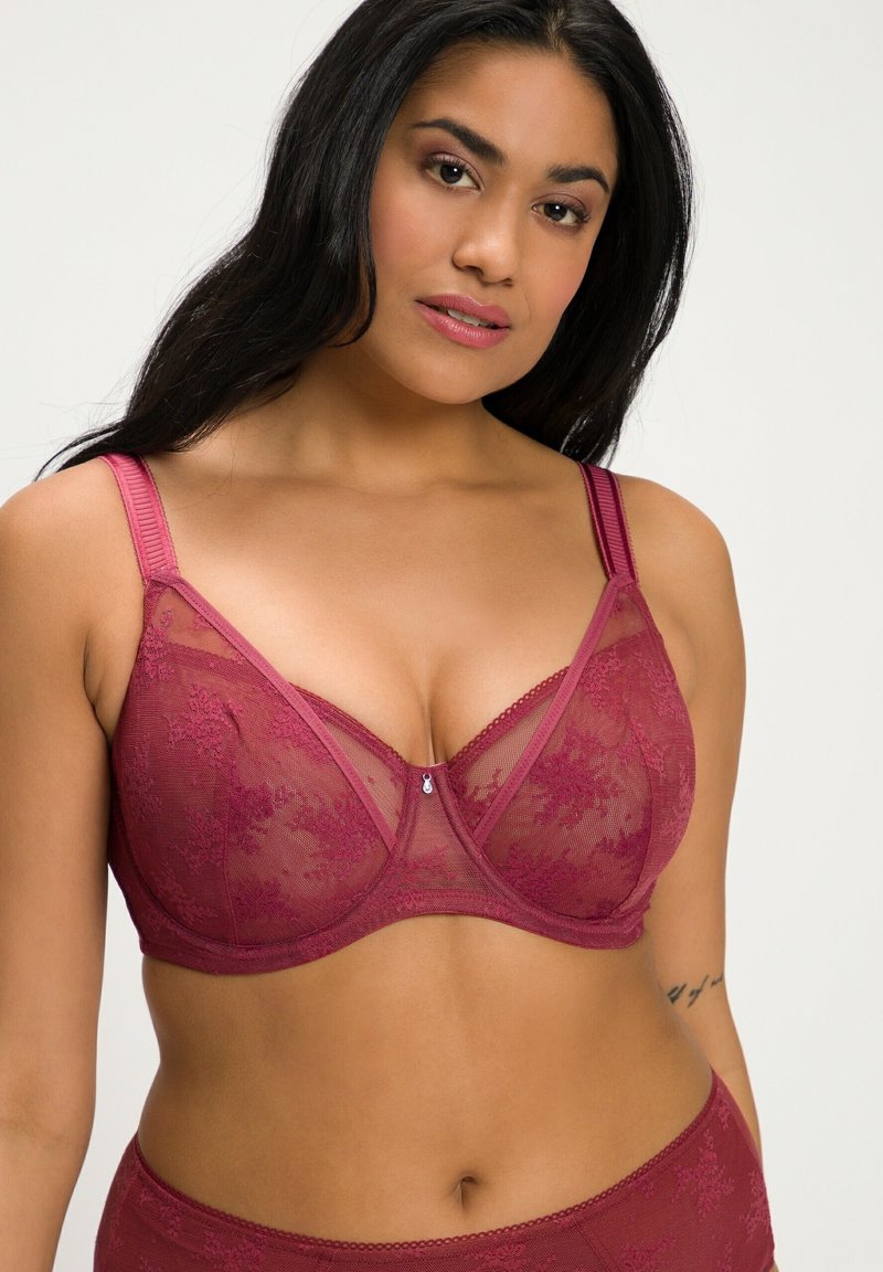 Ulla Popken Bygel-bh - red