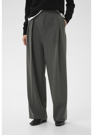 InWear NATALIAIW  - Auduma bikses - antrecite grey melange