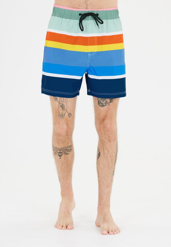 TOBY - Badeshorts - print rainbow stripe