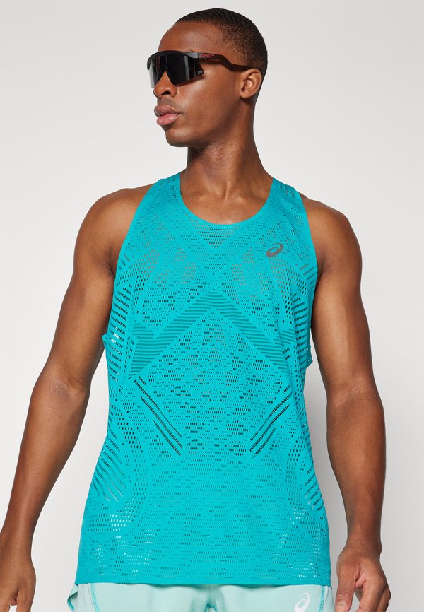 METARUN SINGLET - Top - wave teal4