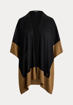 Lauren Ralph Lauren, TWO TONE RUANA - Κάπα - black/bronze