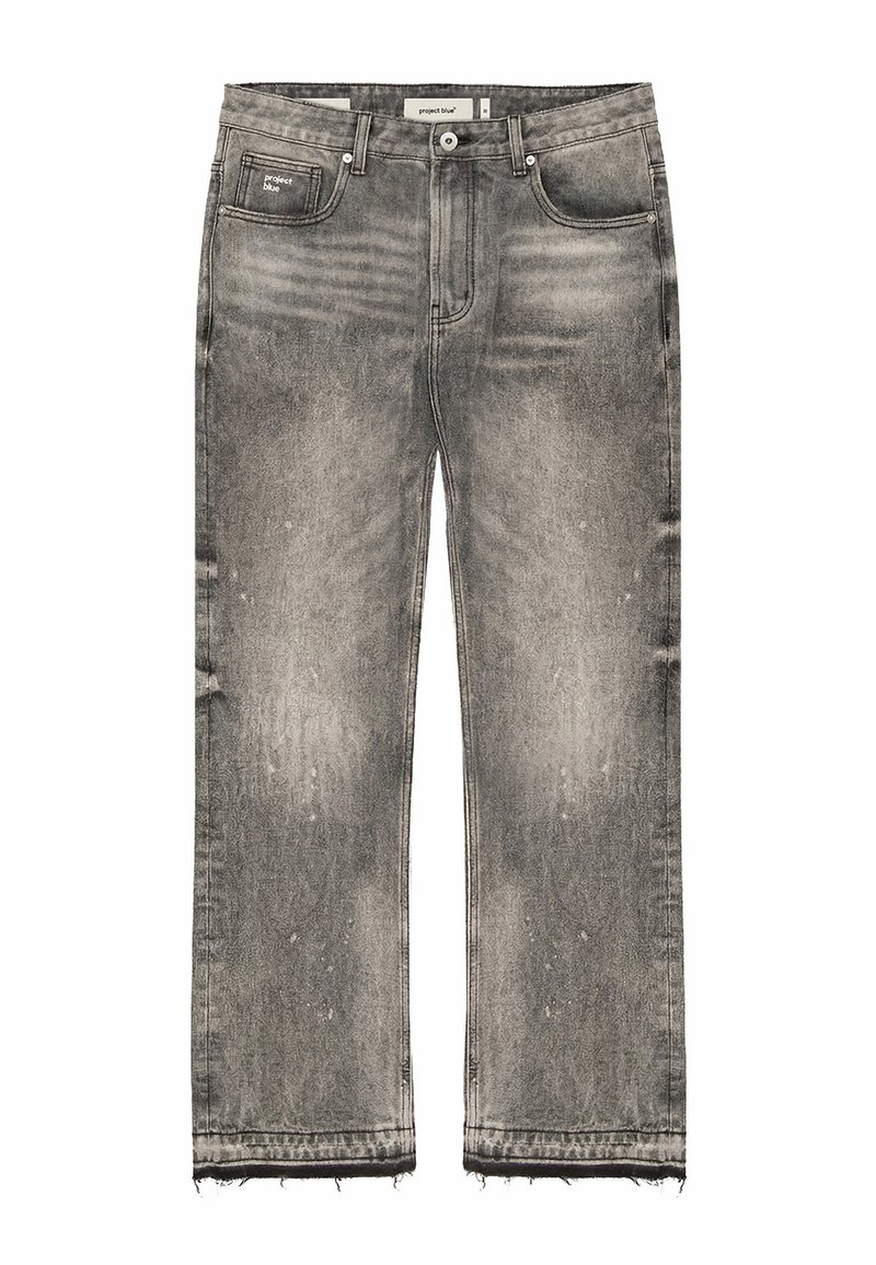 Project Blue FLARED OPEN HEM - Vaqueros a campana - splash grey/gris ...