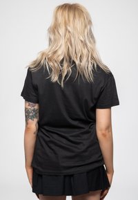 Paradiso Clothing BOB MARLEY FLOWER PORTRAIT - Print T-shirt - black