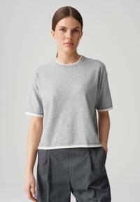 OPUS BOXY FIT LAYERING LOOK - Trui - hazy fog melange