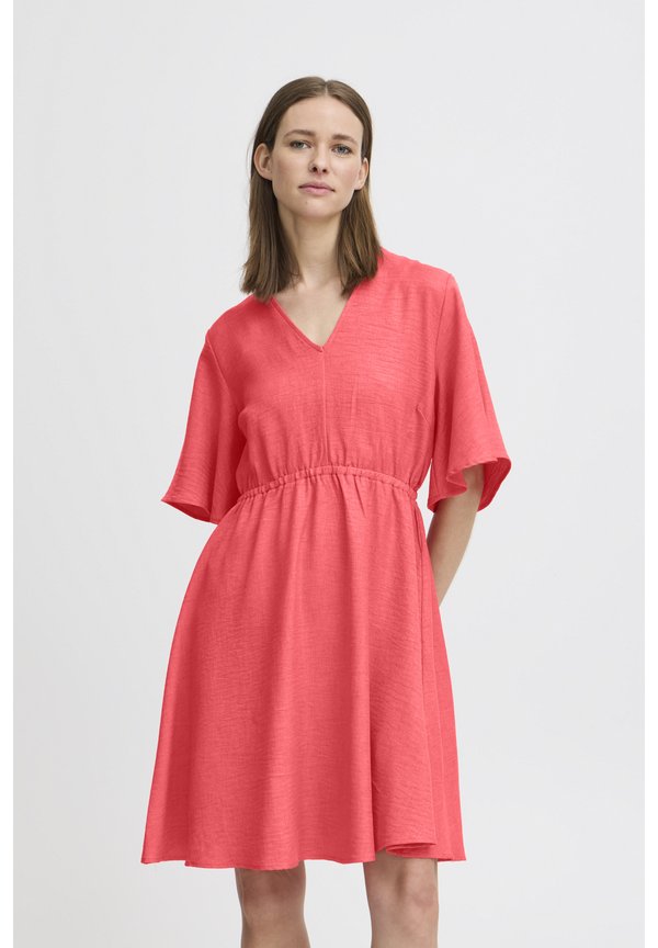 BYGAIYA - Freizeitkleid - cayenne melange