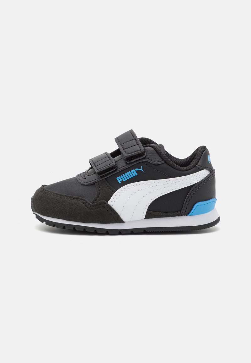 Puma ST RUNNER UNISEX - Baskets basses - black/white