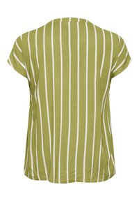 Kaffe Curve KCSIDA - Blusa - calla green chalk stripe