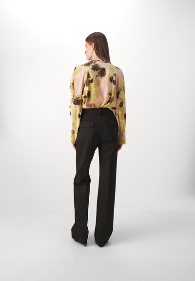 Victoria Beckham TAILORED STRAIGHT LEG TROUSER - Pantalon classique - black