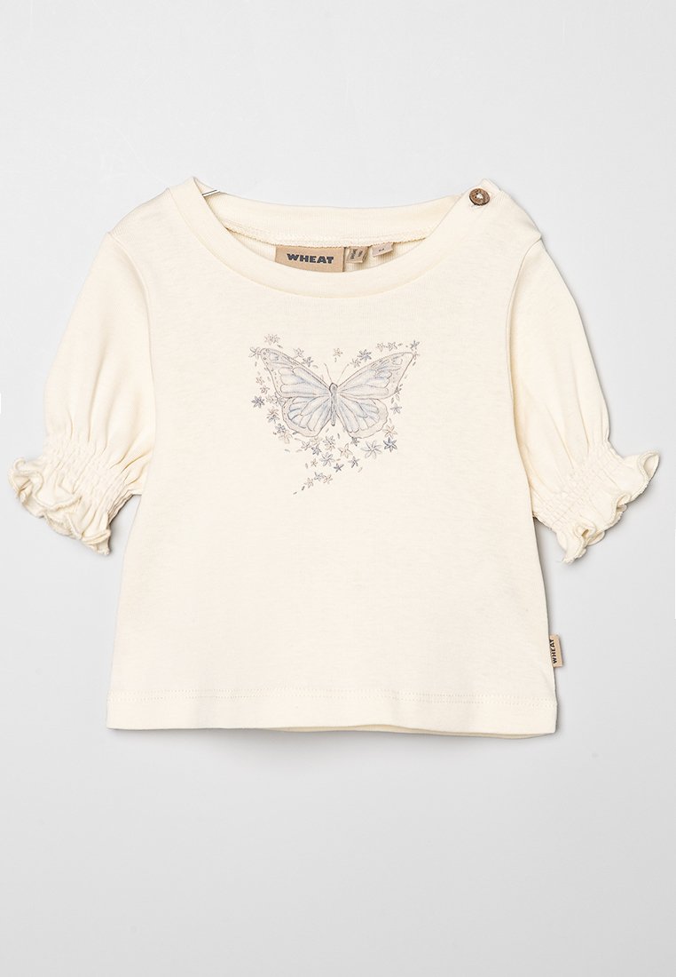 Wheat T-shirt print crème