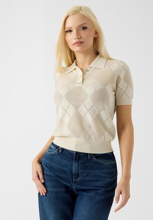 Guess, SS POLO MELODY SWTR - Polo - beige