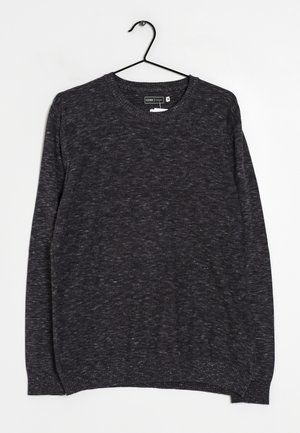 Stickad tröja - grey