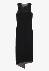 VISIBLE SEAMS ALL OVER MIDI DRESS - Shift-haljina - black