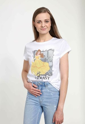 BEAUTY & THE BEAST DANCING BE - Print T-shirt - white
