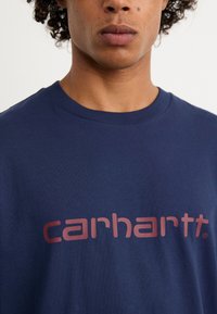 Carhartt WIP SCRIPT - T-Shirt print - air force blue/malbec