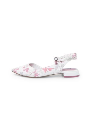 Slingback ballerina´s - white